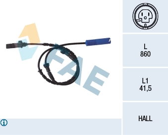 Sensor, wheel speed