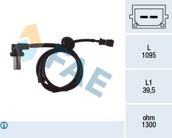 Sensor, wheel speed