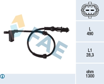Sensor, wheel speed