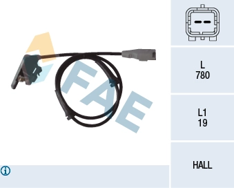 Sensor, wheel speed