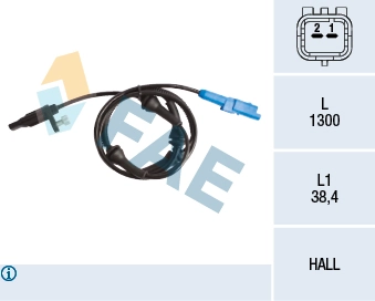 Sensor, wheel speed