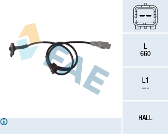 Sensor, wheel speed