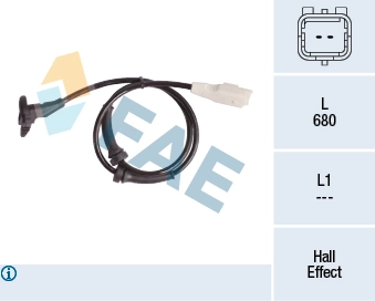 Sensor, wheel speed