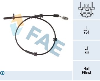 Sensor, wheel speed