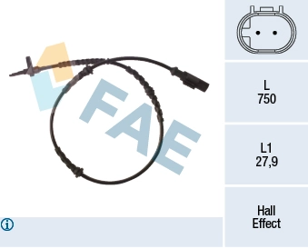 Sensor, wheel speed