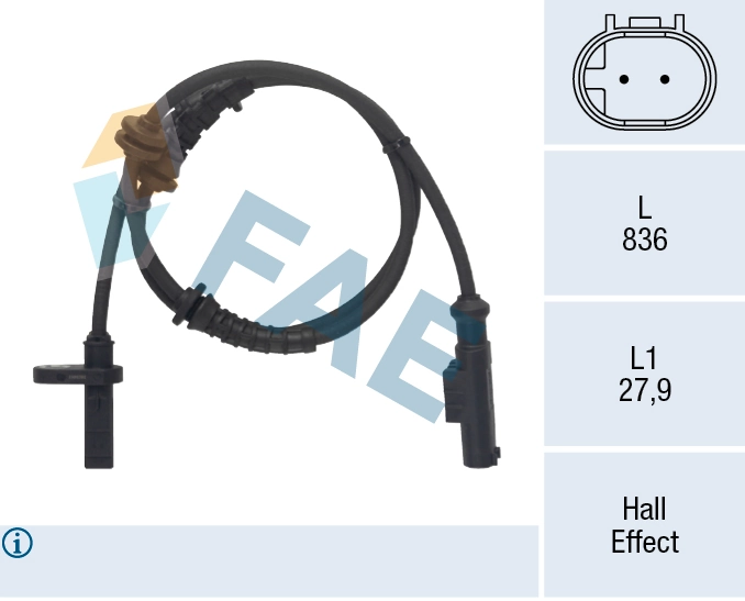 Sensor, wheel speed