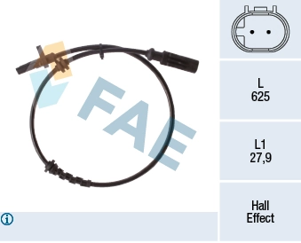 Sensor, wheel speed