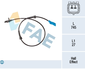 Sensor, wheel speed