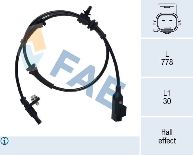 Sensor, wheel speed