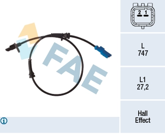 Sensor, wheel speed