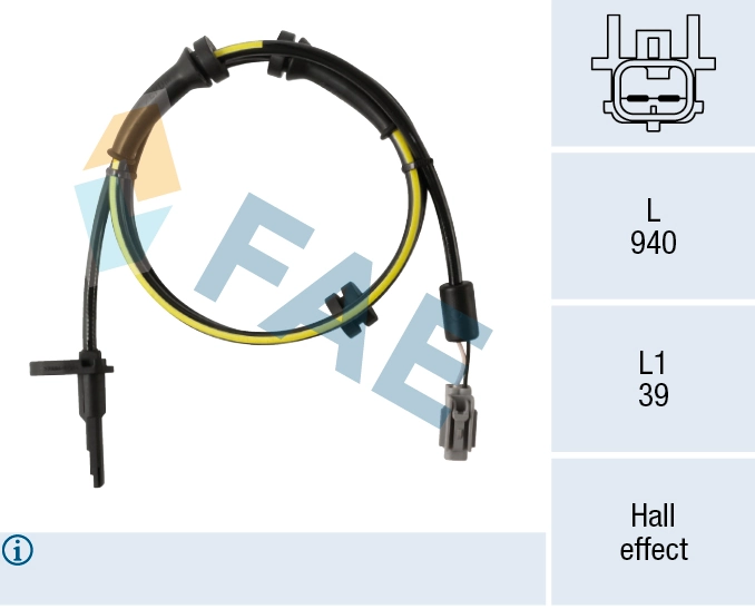 Sensor, wheel speed