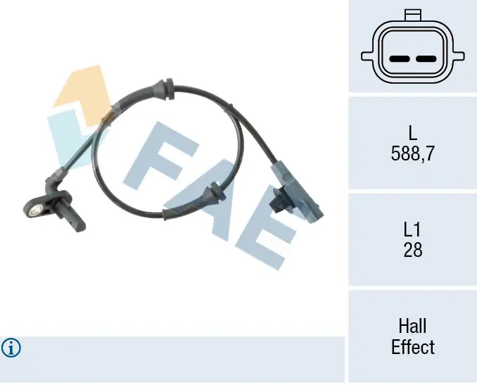 Sensor, wheel speed
