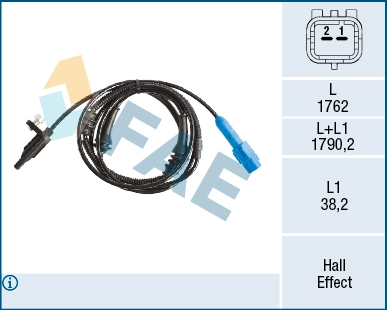 Sensor, wheel speed