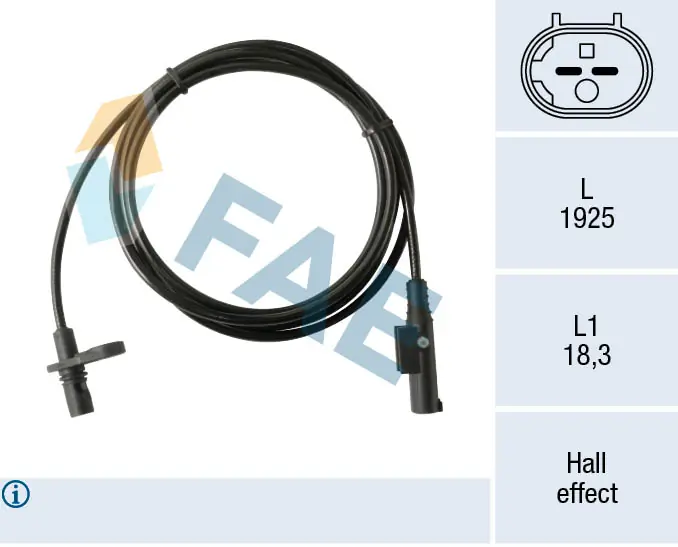 Sensor, wheel speed