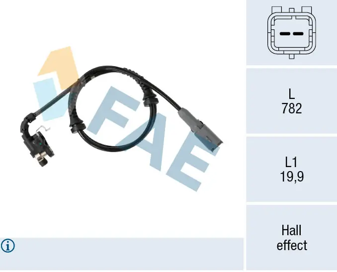 Sensor, wheel speed