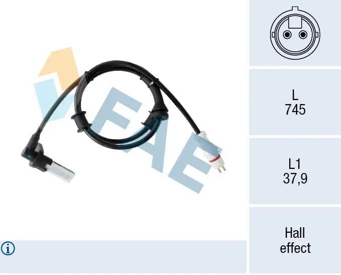 Sensor, wheel speed