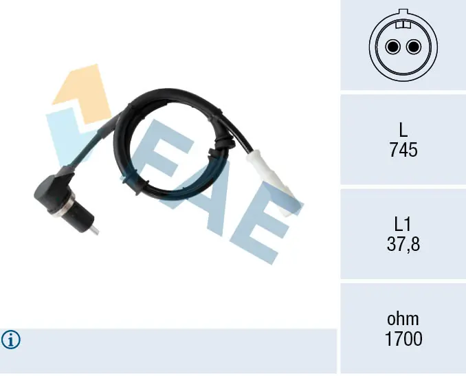Sensor, wheel speed