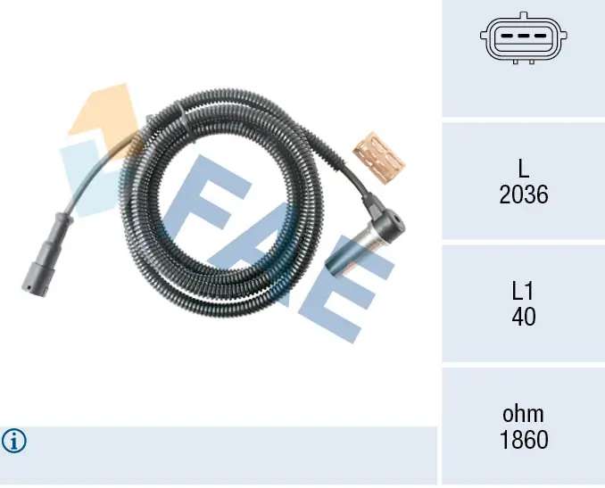 Sensor, wheel speed
