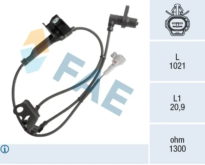 Sensor, wheel speed