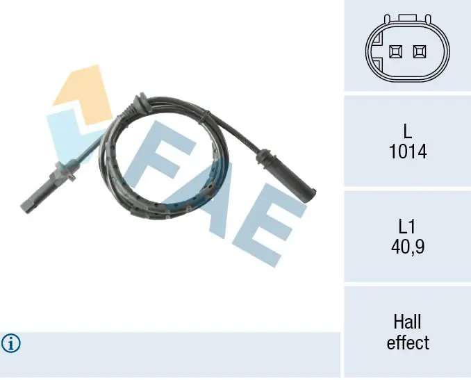 Sensor, wheel speed