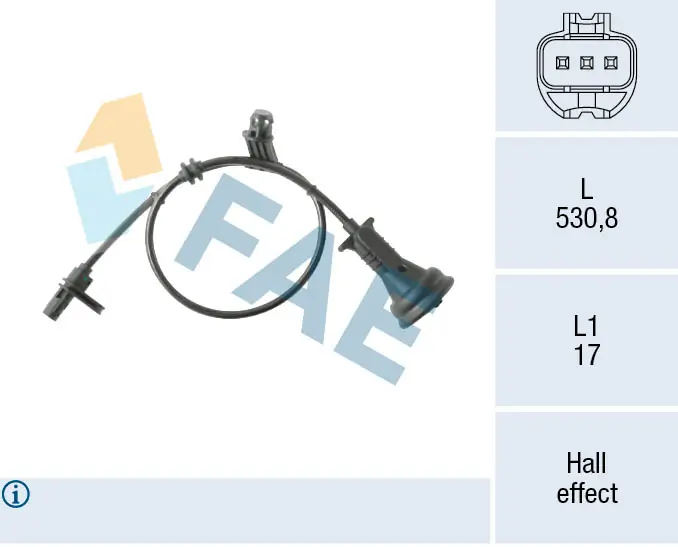 Sensor, wheel speed