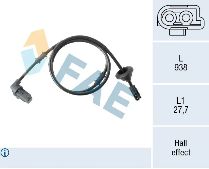 Sensor, wheel speed