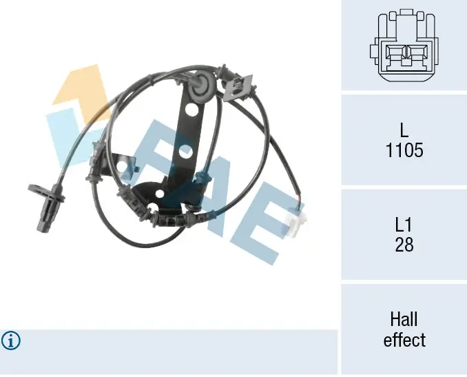 Sensor, wheel speed