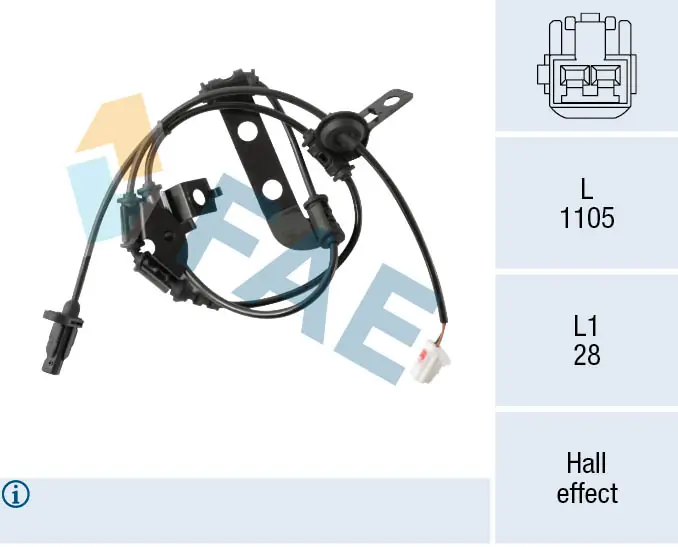 Sensor, wheel speed