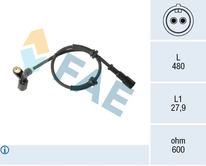 Sensor, wheel speed