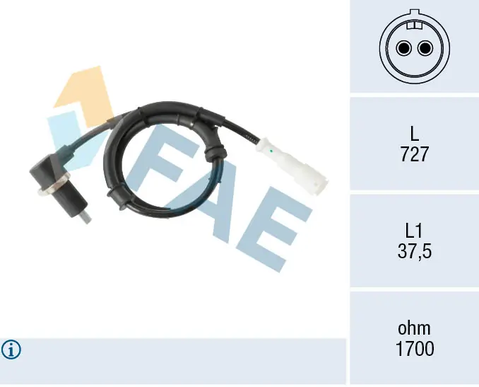 Sensor, wheel speed