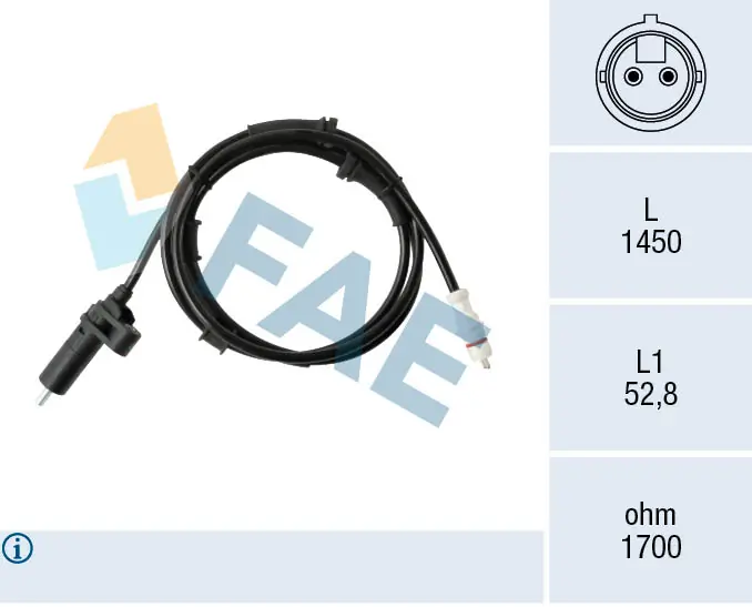 Sensor, wheel speed