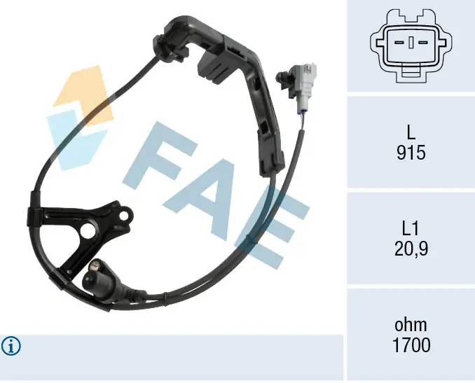 Sensor, wheel speed