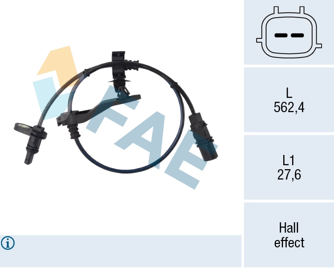 Sensor, wheel speed