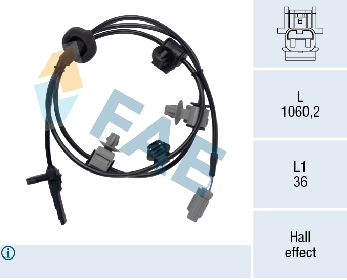 Sensor, wheel speed
