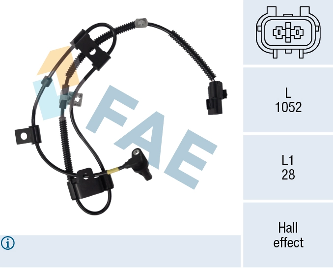Sensor, wheel speed
