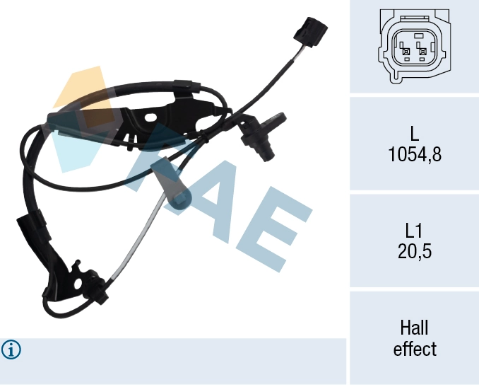Sensor, wheel speed