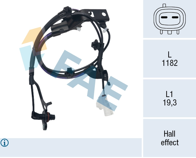 Sensor, wheel speed