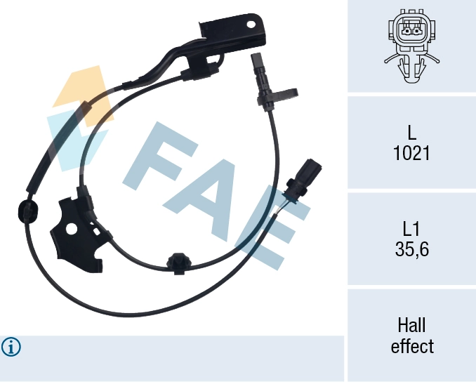 Sensor, wheel speed