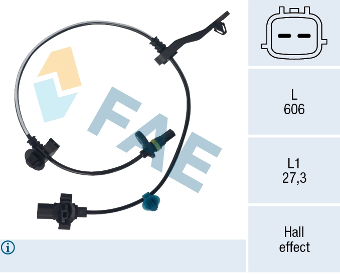 Sensor, wheel speed