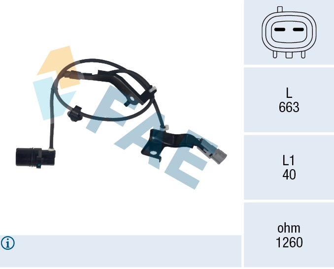 Sensor, wheel speed