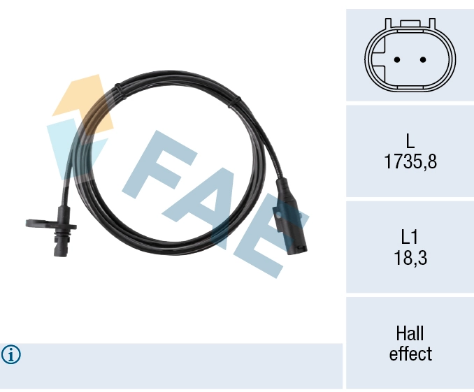 Sensor, wheel speed