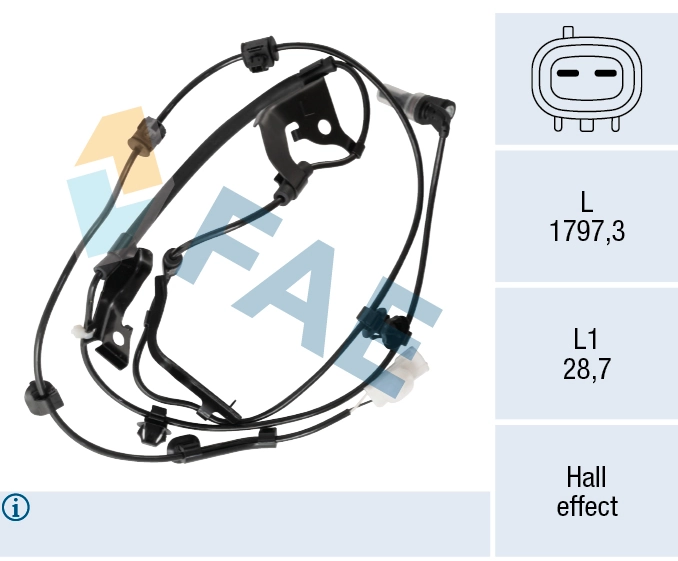 Sensor, wheel speed
