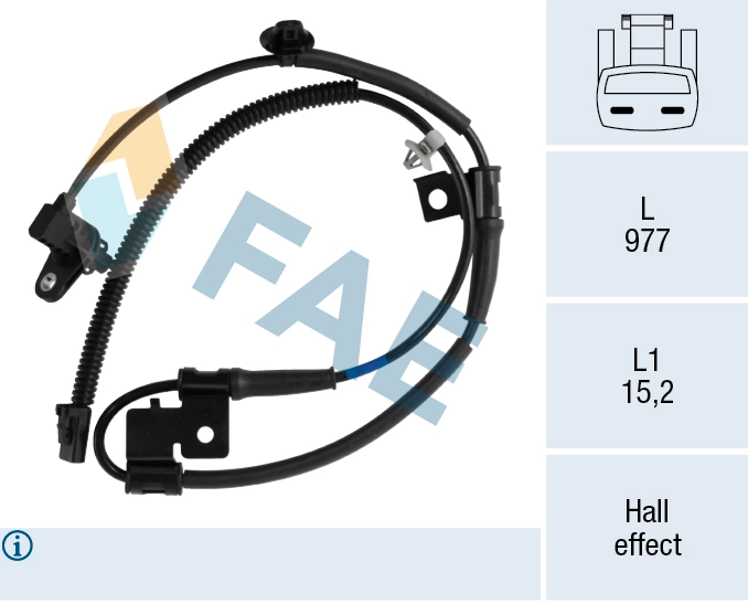 Sensor, wheel speed