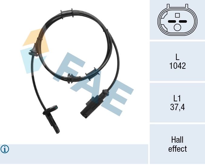 Sensor, wheel speed