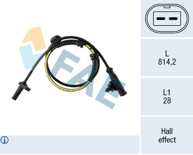 Sensor, wheel speed
