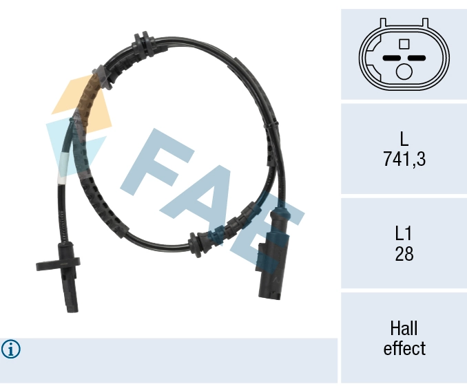 Sensor, wheel speed