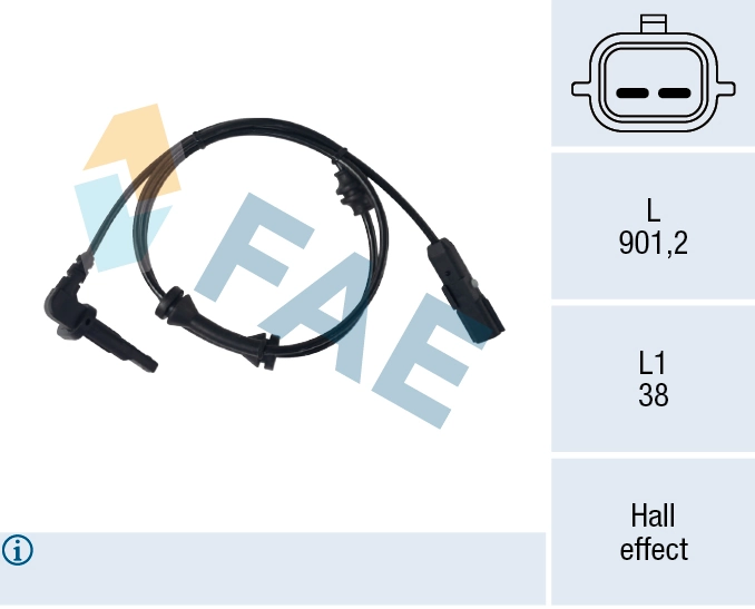 Sensor, wheel speed