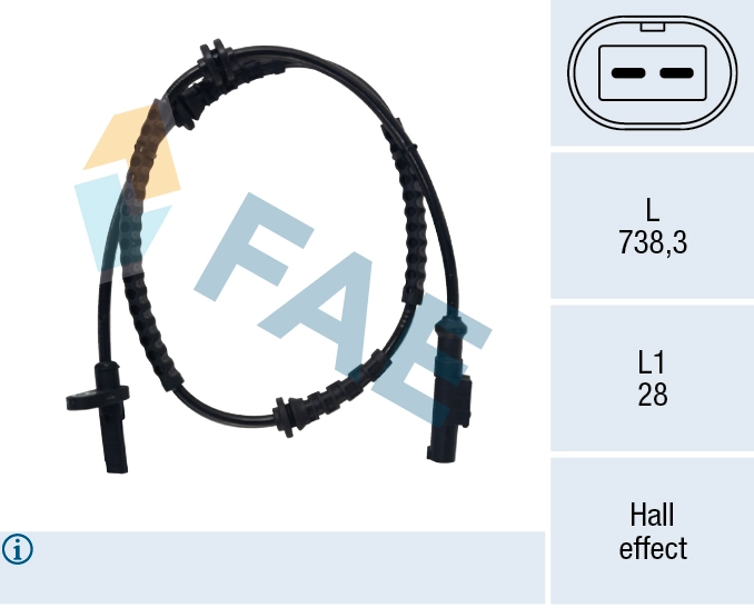 Sensor, wheel speed