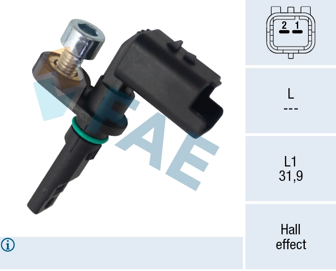 Sensor, wheel speed