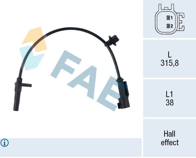 Sensor, wheel speed